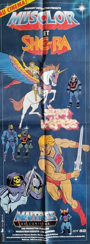 musclor et shera les maitre de l'univers